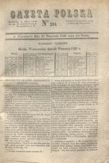 Gazeta Polska. 1829, Nro 254 (23 września)