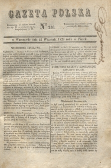 Gazeta Polska. 1829, Nro 256 (25 września)