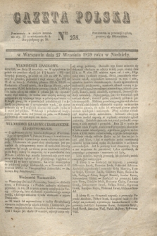 Gazeta Polska. 1829, Nro 258 (27 września)
