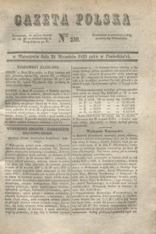 Gazeta Polska. 1829, Nro 259 (28 września)