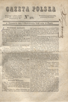 Gazeta Polska. 1829, Nro 270 (9 października)