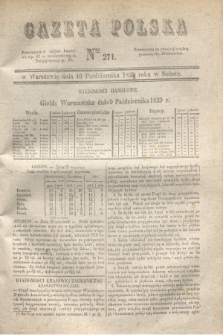 Gazeta Polska. 1829, Nro 271 (10 października)