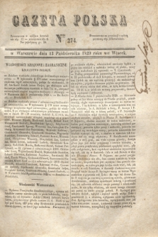 Gazeta Polska. 1829, Nro 274 (13 października)