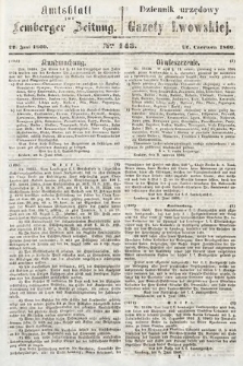 Amtsblatt zur Lemberger Zeitung = Dziennik Urzędowy do Gazety Lwowskiej. 1860, nr 143