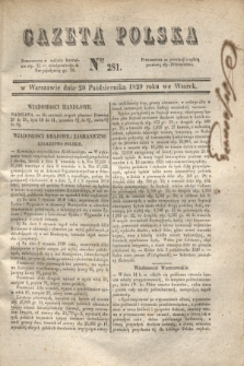Gazeta Polska. 1829, Nro 281 (20 października)