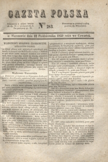 Gazeta Polska. 1829, Nro 283 (22 października)