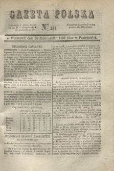 Gazeta Polska. 1829, Nro 287 (26 października)