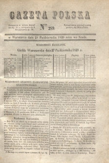 Gazeta Polska. 1829, Nro 289 (28 października)