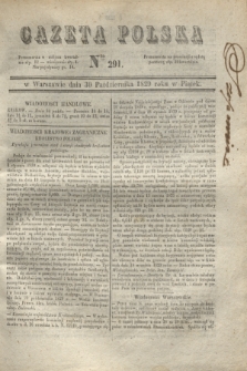 Gazeta Polska. 1829, Nro 291 (30 października)