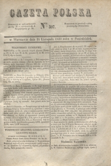 Gazeta Polska. 1829, Nro 307 (16 listopada)