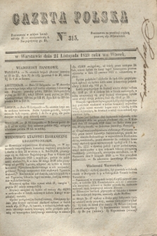Gazeta Polska. 1829, Nro 315 (24 listopada)