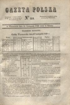 Gazeta Polska. 1829, Nro 319 (28 listopada)