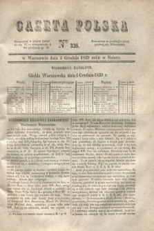 Gazeta Polska. 1829, Nro 326 (5 grudnia)