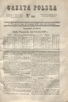 Gazeta Polska. 1829, Nro 330 (10 grudnia)