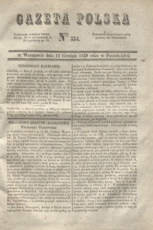 Gazeta Polska. 1829, Nro 334 (14 grudnia)