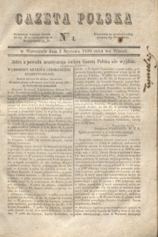 Gazeta Polska. 1830, Nro 4 (5 stycznia)