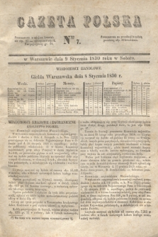 Gazeta Polska. 1830, Nro 7 (9 stycznia)