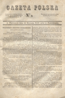 Gazeta Polska. 1830, Nro 9 (11 stycznia)