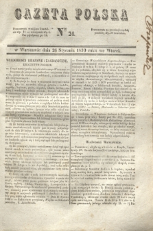 Gazeta Polska. 1830, Nro 24 (26 stycznia)