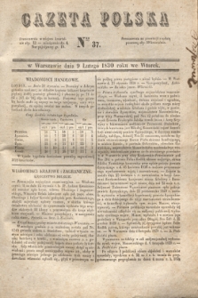 Gazeta Polska. 1830, Nro 37 (9 lutego)