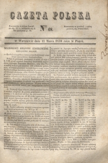 Gazeta Polska. 1830, Nro 68 (12 marca)