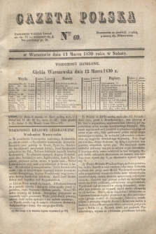 Gazeta Polska. 1830, Nro 69 (13 marca)