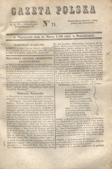 Gazeta Polska. 1830, Nro 71 (15 marca)