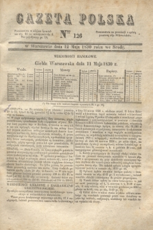 Gazeta Polska. 1830, Nro 126 (12 maja) + dod.