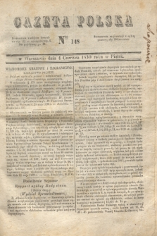 Gazeta Polska. 1830, Nro 148 (4 czerwca) + dod.