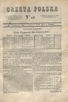 Gazeta Polska. 1830, Nro 149 (5 czerwca)