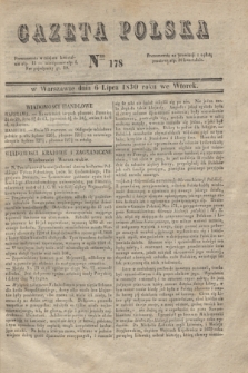 Gazeta Polska. 1830, Nro 178 (6 lipca)