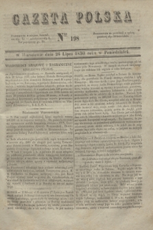 Gazeta Polska. 1830, Nro 198 (26 lipca)