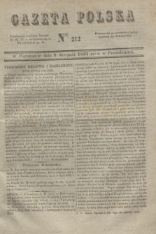 Gazeta Polska. 1830, Nro 212 (9 sierpnia)