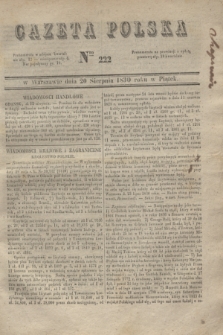 Gazeta Polska. 1830, Nro 222 (20 sierpnia)
