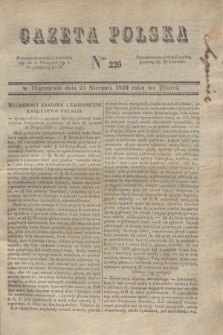 Gazeta Polska. 1830, Nro 226 (24 sierpnia)