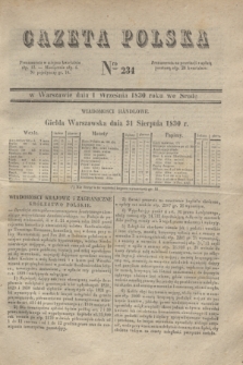 Gazeta Polska. 1830, Nro 234 (1 września)