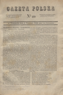 Gazeta Polska. 1830, Nro 235 (2 września)