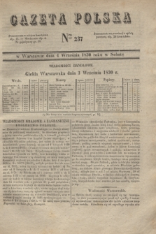 Gazeta Polska. 1830, Nro 237 (4 września)