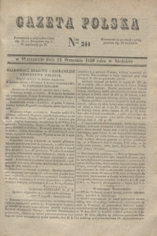 Gazeta Polska. 1830, Nro 244 (12 września)