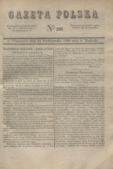 Gazeta Polska. 1830, Nro 286 (24 października)