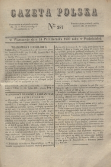 Gazeta Polska. 1830, Nro 287 (25 października)