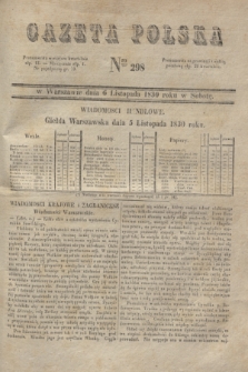 Gazeta Polska. 1830, Nro 298 (6 listopada)