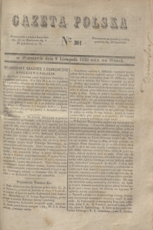 Gazeta Polska. 1830, Nro 301 (9 listopada)
