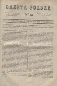 Gazeta Polska. 1830, Nro 336 (19 grudnia)