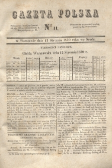Gazeta Polska. 1830, Nro 11 (13 stycznia)