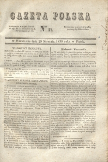 Gazeta Polska. 1830, Nro 27 (29 stycznia) + dod.