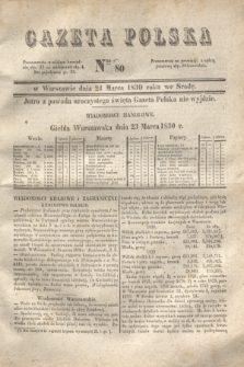 Gazeta Polska. 1830, Nro 80 (24 marca)