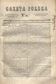 Gazeta Polska. 1830, Nro 95 (9 kwietnia)