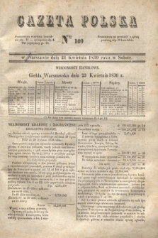 Gazeta Polska. 1830, Nro 109 (24 kwietnia)