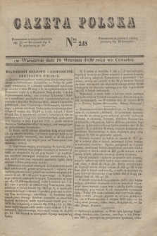 Gazeta Polska. 1830, Nro 248 (16 września)